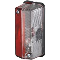 HELLA 2XS 005 020-001 Luz de gálibo - 24V - montaje exterior - Color de tulipa: transparente y rojoyblanco…